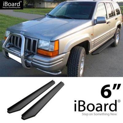 APS Running Board Black 6" Fit Jeep Grand Cherokee Laredo 94-98 - Изображение 1 из 4