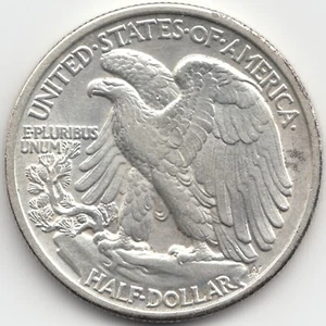 1934 Walking Liberty Half Dollar, AU - Picture 1 of 6