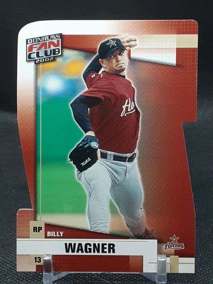 BILLY WAGNER 2002 DONRUSS FAN CLUB DIE-CUT ASTROS  - Image 1 of 2