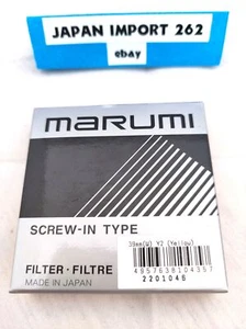 MARUMI camera filter Y2 White 39mm for monochrome photography 2201046 - Picture 1 of 9