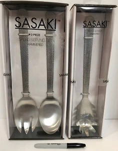 NUOVO SET 3 SERVIZIO PASTA E INSALATA SASAKI spedizione gratuita - Foto 1 di 3