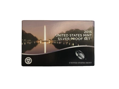2015 United States Mint Silver Proof Set in OGP with COA - Image 1 of 4