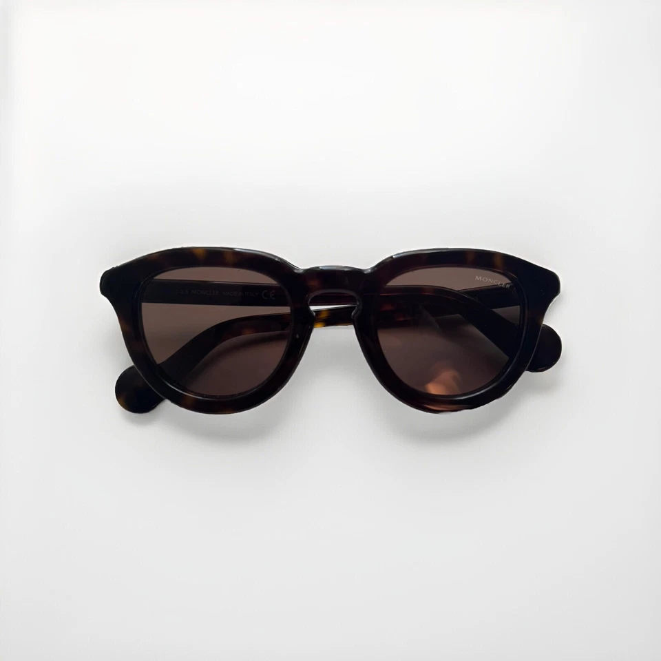 Gafas de sol MONCLER marrón caparazón de tortuga lentes polarizadas (ML0079) Foto 1 de 4