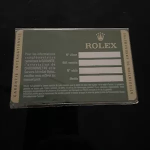 Original Rolex Zertifikat, Garantie Karte Alle Modelle. - Bild 1 von 4