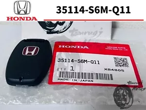 Honda Genuine Red Key Half Cover Shell for Integra Type R 35114-S6M-Q11 OEM New - Picture 1 of 7