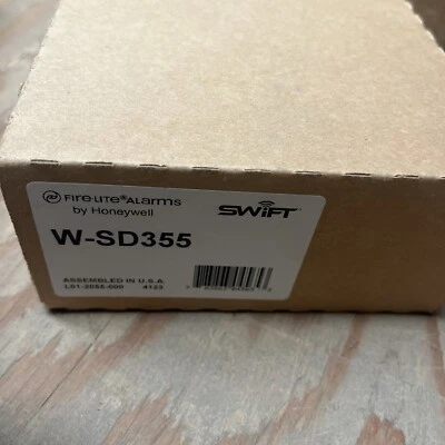 HONEYWELL SWIFT FIRE-LITE FIRELITE W-SD355 WIRELESS SMOKE DETECTOR
