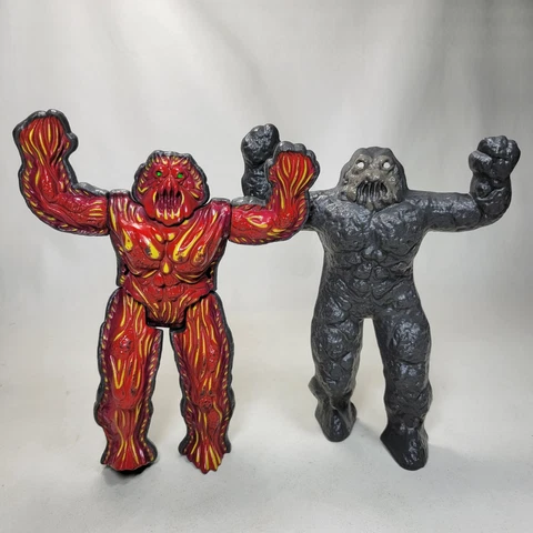 1986 Inhumanoids MAGNOKOR Action Figure Lava Monster Complete *DAMAGED SHELL Cover