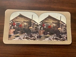 Miner's Home Cape Nome Alaska, Griffith Stereoview Card - Bild 1 von 2