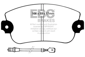 Pastillas de freno delanteras EBC Ultimax para Lancia Beta Coupe 2.0 sobrealimentadas (83 > 85) - Imagen 1 de 1