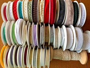 1,2,3 Meter Borte, Spitze, Glitzerborte - Bild 1 von 41