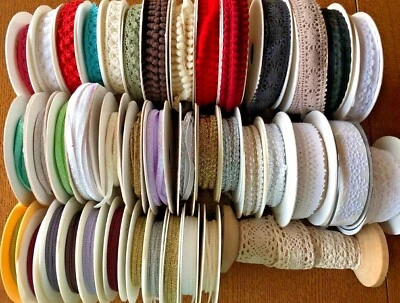 HOBBYFUN 1,2,3 Meter Borte, Spitze, Glitzerborte