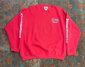 Vintage 90 Support Your Local rot-weiß 81 Massachusetts Größe XXL Sweatshirt - Bild 1 von 7