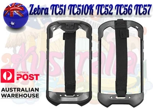 Black Protective Cover Case Rugged Boot Strap for Zebra TC51 TC52 TC56 TC57 510K - Picture 1 of 10