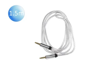 Cavo audio jack 3,5 mm maschio am/am 1,5 metri prolunga aux x cuffie smartphone - Foto 1 di 1