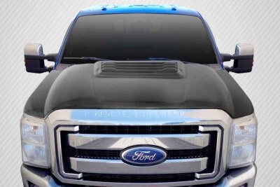 For 2011-2016 Super Duty F250 F350 F450 Carbon Creations Raptor Look Hood - 1 Pi - Image 1 of 4