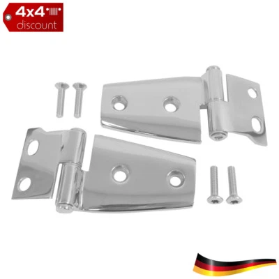 Charnière, capot-moteur Acier inoxydable Jeep Wrangler JK 2007+ - Photo 1/3