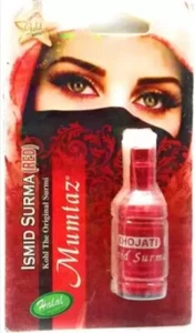 KHOJATI MUMTAZ ISMID ITHMID RED KOHL EYELINER SURMAH 4gX 1 PACK - Picture 1 of 2