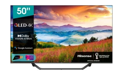 Televisore HISENSE 50" QLED 50A7GQ ULTRA HD SMART TV DVB-T2 HDMI PIEDE CENTRALE - Immagine 1 di 4