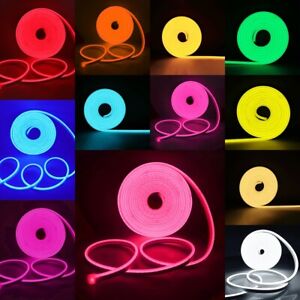 12V Flexible Silicone LED Neon Light Strip Outdoor Boat Car Holiday Patry Decor