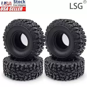 LSG 4PCS 2.2" 140MM Rubber Mud Tires Rough Terrain Tires for 1:10 RC Crawler - Picture 1 of 5