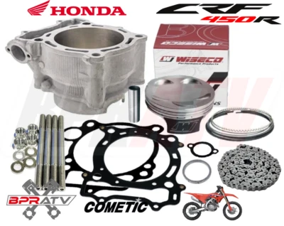 02-08 CRF450R CRF 450R Cylinder OEM Bore Top End Rebuild Kit Cometic Top Gasket - Image 1 of 4