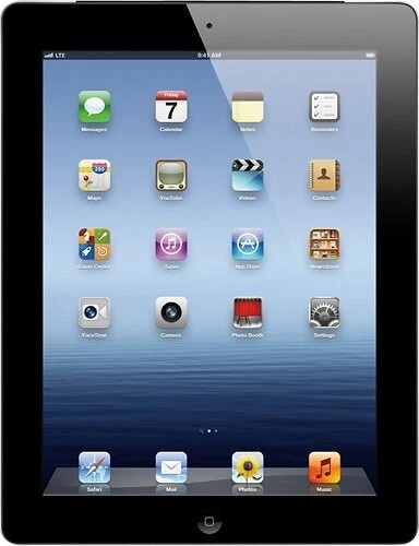 Apple iPad 3rd Gen. Wi-Fi Cellular 64GB A1430, 9.7in Black- Verizon  MD368LL/A - Image 1 of 1