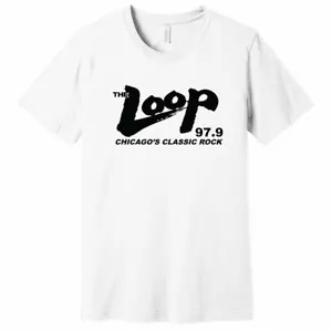 The Loop 97.9 - Chicago's Rock Station - BLANCO - algodón hilado en anillo - Imagen 1 de 1