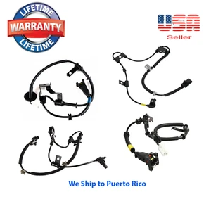 4 ABS Front & Rear L/R Wheel Speed Sensor Wire Harness Fit: Hyundai Accent 06-11 - Picture 1 of 9