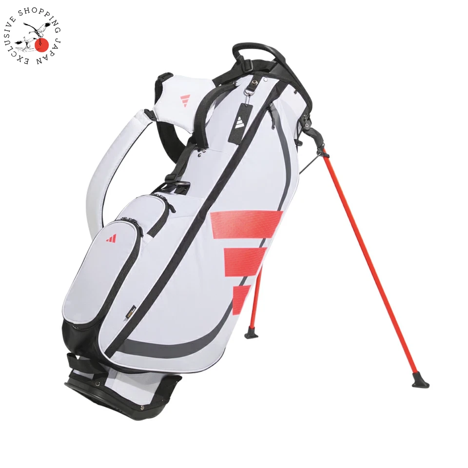 Adidas гольф стойка сумка Adizero легкий 7,5 x 47» 2025 белый/ясный красный - Изображение 1 из 4