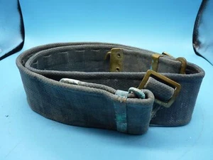 Genuine WW2 37 Pattern British Army / RAF Webbing Belt - 40" Inch Waist Max - Picture 1 of 8