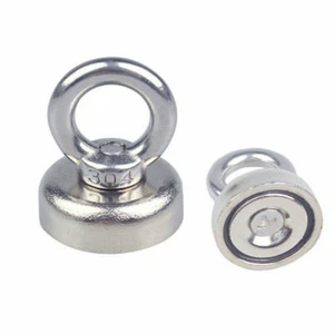 Fuerte Imán Con Anillo De Neodimio NdFeB Salvamento Magnética Fuerza 25x30mm - Imagen 1 de 6
