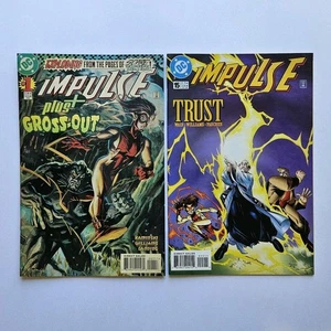 Cómics Impulse Plus #1 1997 e Impulse #15 1996 nuevos sin leer DC en estado bastante bueno+ 8,5 - Imagen 1 de 5