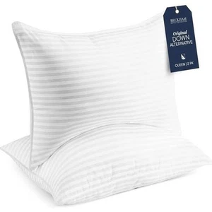 Beckham Hotel Collection Bed Pillows Standard/Queen Size Set of 2 br $45 - Picture 1 of 5