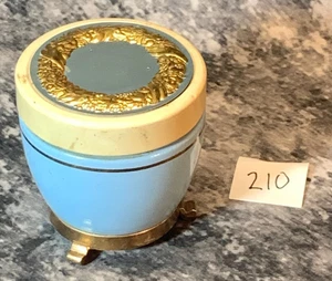 Vintage Avon Cream Empty Topaz Jar Blue Jar Sachet 1970’s as is - Picture 1 of 4