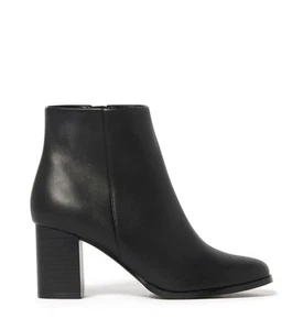New Forever New Black Size 36 April Block Heel Boots - Picture 1 of 8