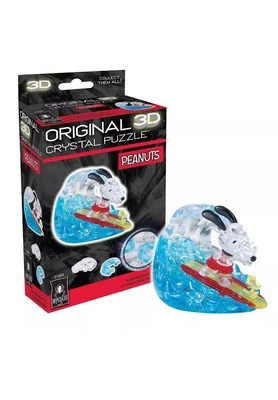Peanuts Snoopy Surf 3D Crystal Puzzle Challenging Brain Teaser - Image 1 of 4