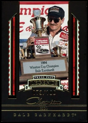 2005 Press Pass Legends Dale Earnhardt #073/100 #40H LEGEND - Image 1 of 2