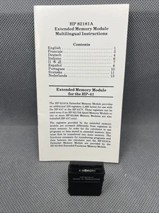 HP-41CX, memoria extendida ROM 82181A, memoria X - Imagen 1 de 1