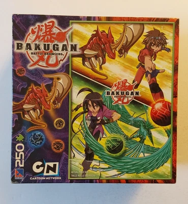 Rompecabezas Bakugan Battle Brawlers 250 piezas Cartoon Network nuevo sellado 2008 Foto 1 de 4