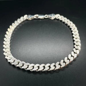 PANZERARMBAND AUS 925/-SILBERWEIß SCHMUCKJAGD - Bild 1 von 4