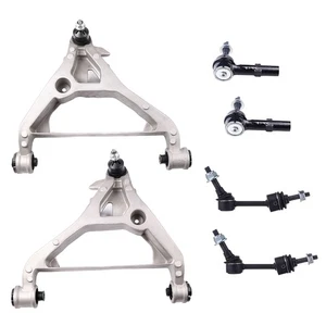 6x Front Lower Control Arms Outer Tie Rods Sway Bars For Ford Expedition K80239 - Foto 1 di 16