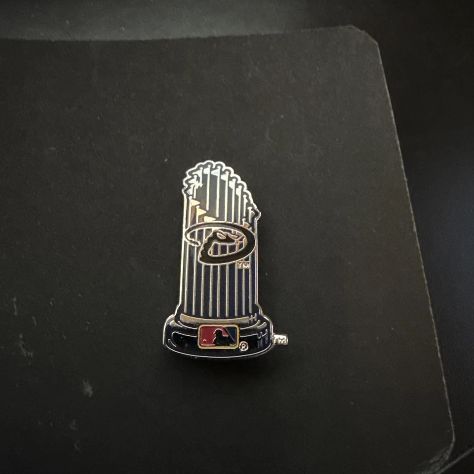 Arizona Diamondbacks World Series Trophy MLB Baseball Lapel Pin New MORE - Image 1 of 1