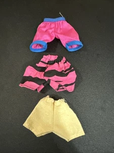 Lotto di 3 pantaloncini per bambole Ken; vintage - Foto 1 di 8