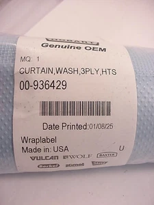 Hobart Vulcan 00-936429 Splash Curtain 3-Ply, HTS 20" Wide OEM Ships Same Day - Picture 1 of 2