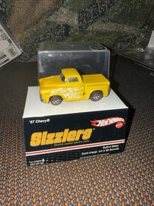 Hot Wheels Sizzlers Yellow '57 Chevy Truck 2007 Redlines Rare - Picture 1 of 7