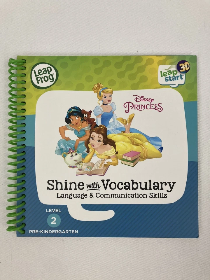 Leap Frog LeapStart 3D Level 2 Pre-K Book Disney Princess Shine with Vocabulary - Image 1 of 2