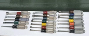 Vintage SEARS Craftsman 14pc SAE/Metric Nut Driver Set Made in USA - Picture 1 of 7