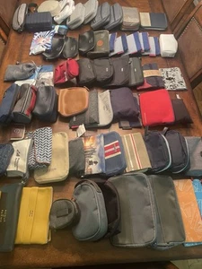 64 Airline Business First Class Amenity Kits Delta United Emirates BA KLM Ethiad - Bild 1 von 24
