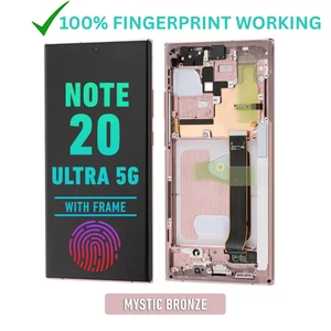 OLED FOR Samsung N986 Galaxy Note 20 Ultra 5G LCD Display Touch Screen BRONZE UK - Picture 1 of 3