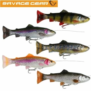Savage gear 4D LINE THRU PULSE TAIL TROUT 16/20 CM Pike Catfish Slow Sink - Picture 1 of 11